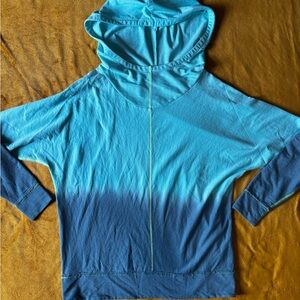 The North Face Blue ombré Long Sleeve